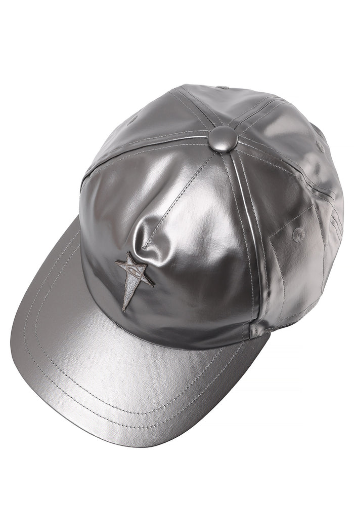 Rick Owens x Champion Silver Nylon Baseball Cap CM01D5793 CHNYS 18