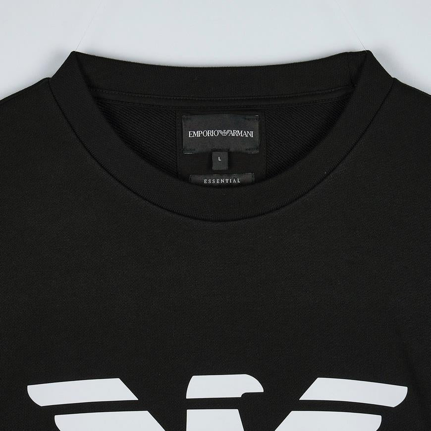 Emporio Armani Mens Logo Print Sweatshirt