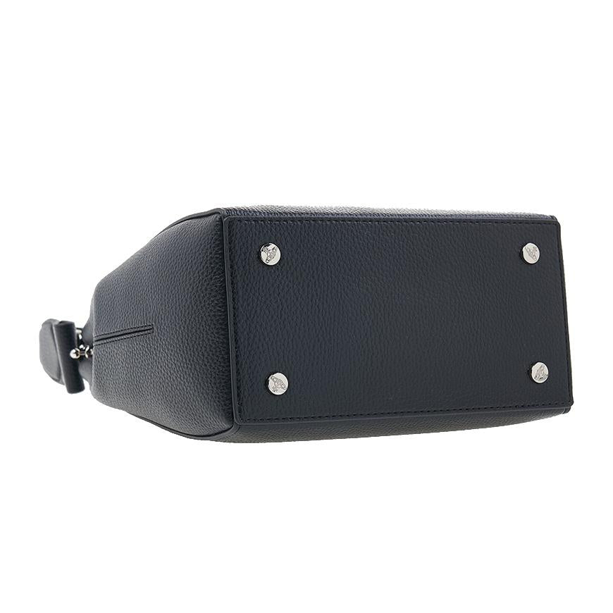 Vivienne Westwood Rosemary Shoulder Bag Black Leather Women