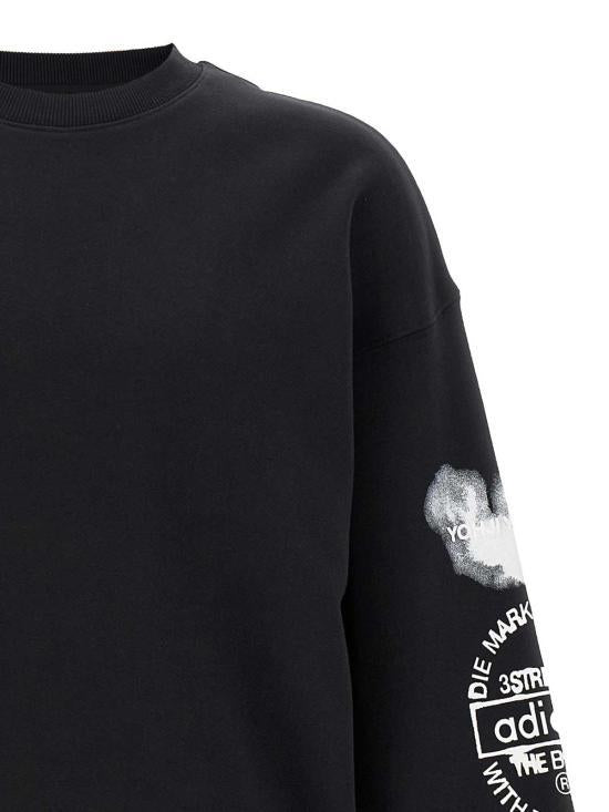 Y-3 Long Sleeve Sweatshirt Black Cotton Men’s Top
