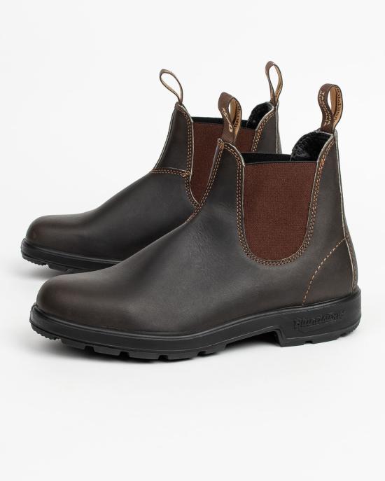 Blundstone Leather Chelsea Boots for Women 500STOUTBROWN STOUT BROWN DOM