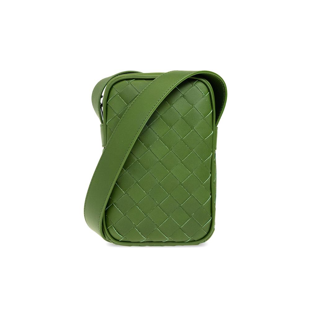 Bottega Veneta Intrecciato Mini Cassette Crossbody Bag Avocado