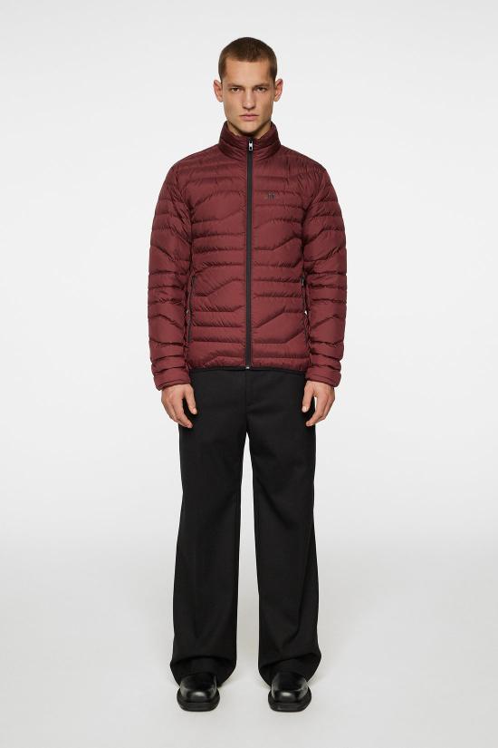 J LINDEBERG Short Puffer Down Jacket AMOW10852G091 CABERNET DOM