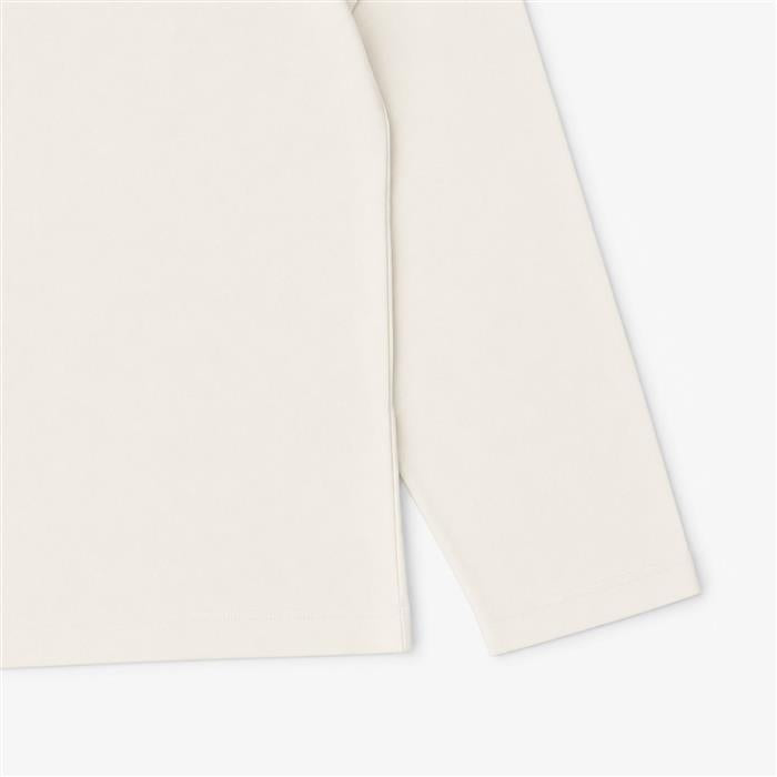 JIL SANDER Logo Men’s Long Sleeve T-Shirt White Cotton