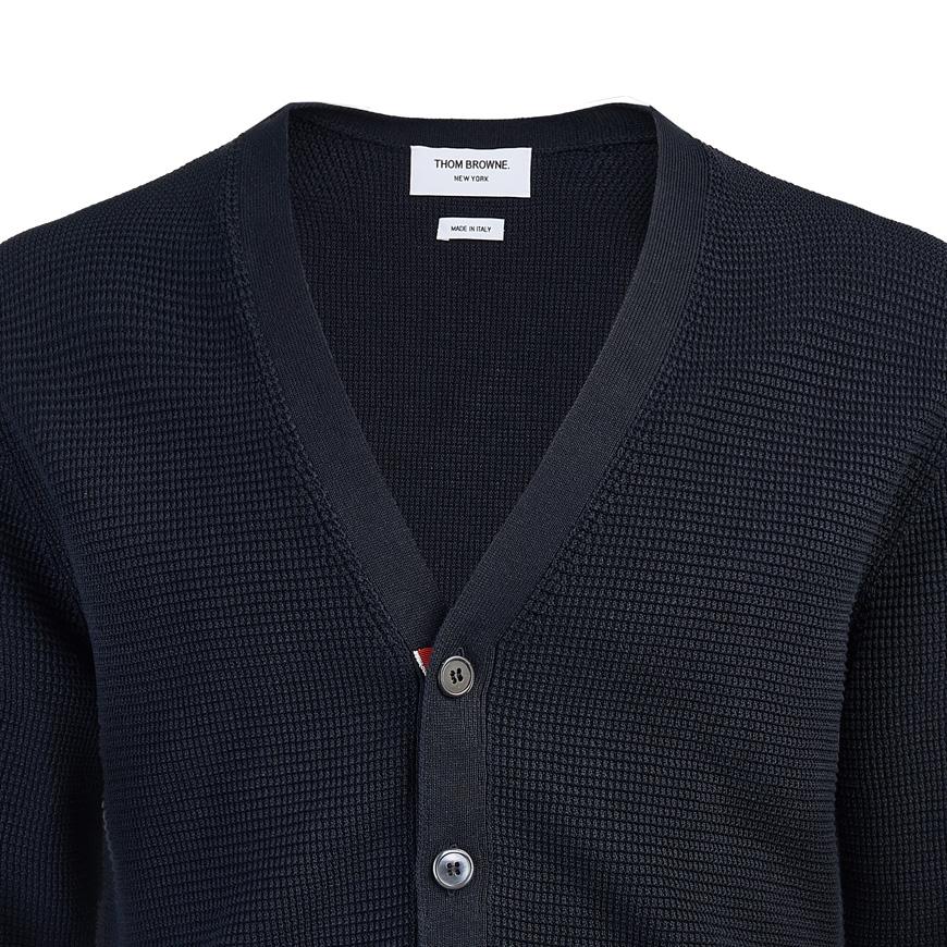 THOM BROWNE Men’s Diagonal Stripe Cardigan MKC550A Y6011 415