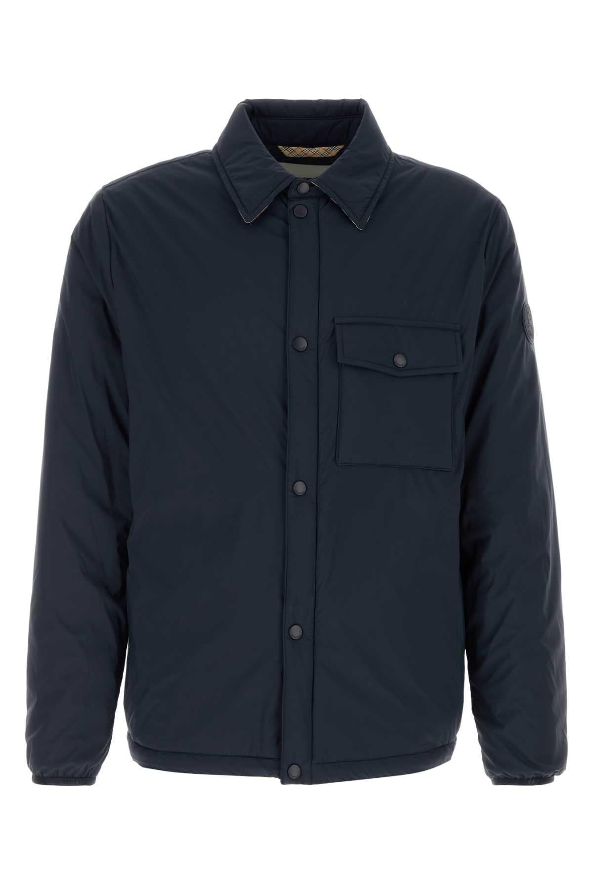 BURBERRY Black Down Puffer Jacket for Men