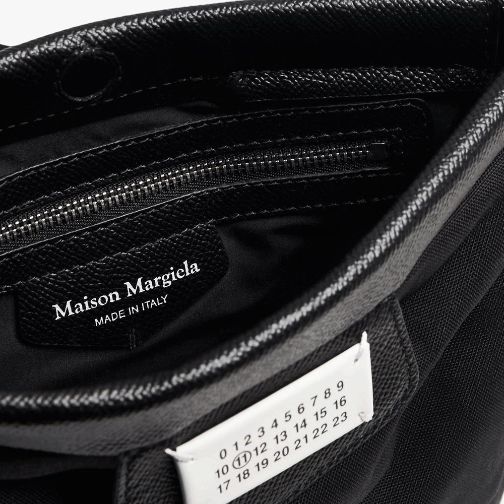 Maison Margiela Glam Slam Sport Flat Shoulder Bag Crossbody Black