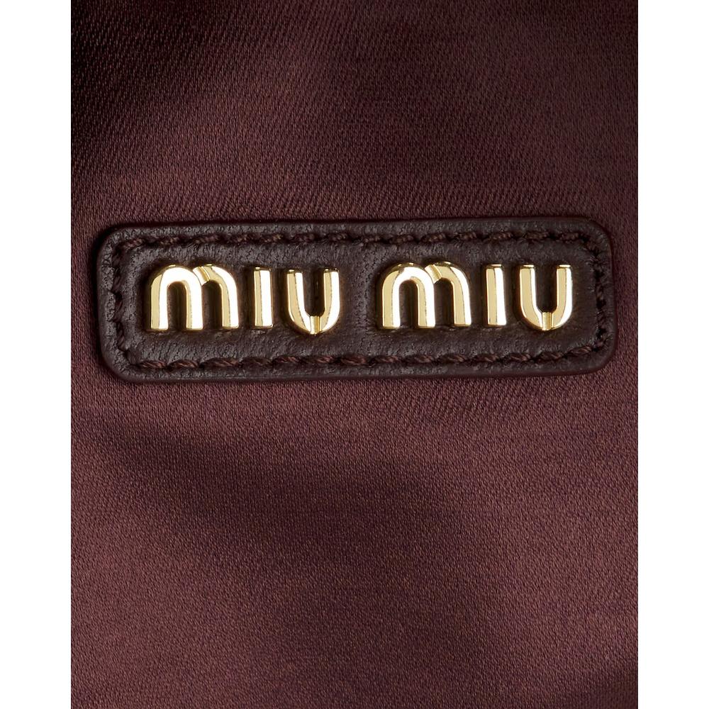 Miu Miu Wander Matelassé Leather Hobo Tote Bag Black