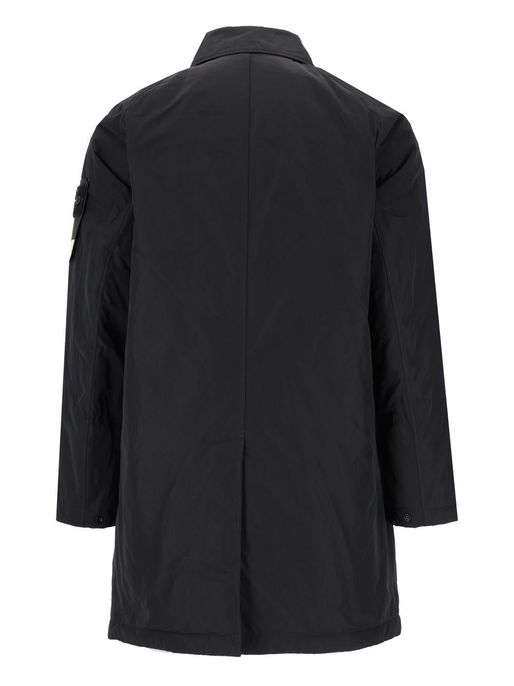 STONE ISLAND Black Down Puffer Jacket Men’s
