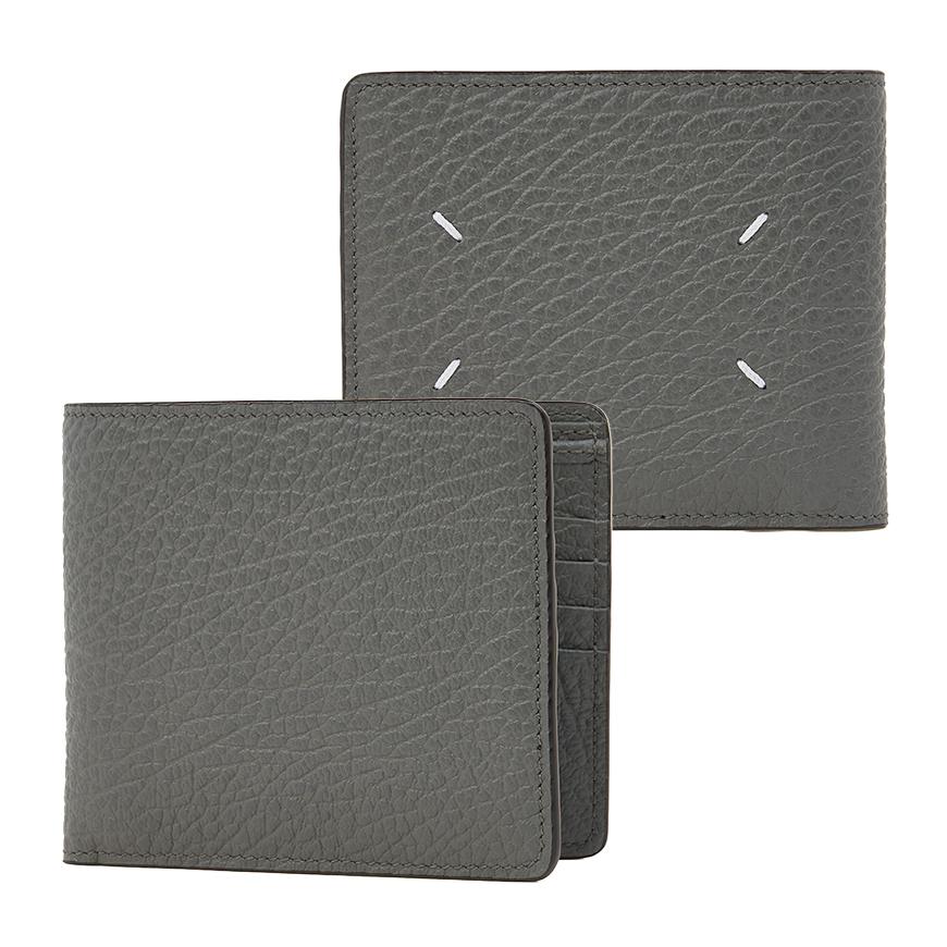 Maison Margiela Men's Signature Four-Stitch Bifold Wallet