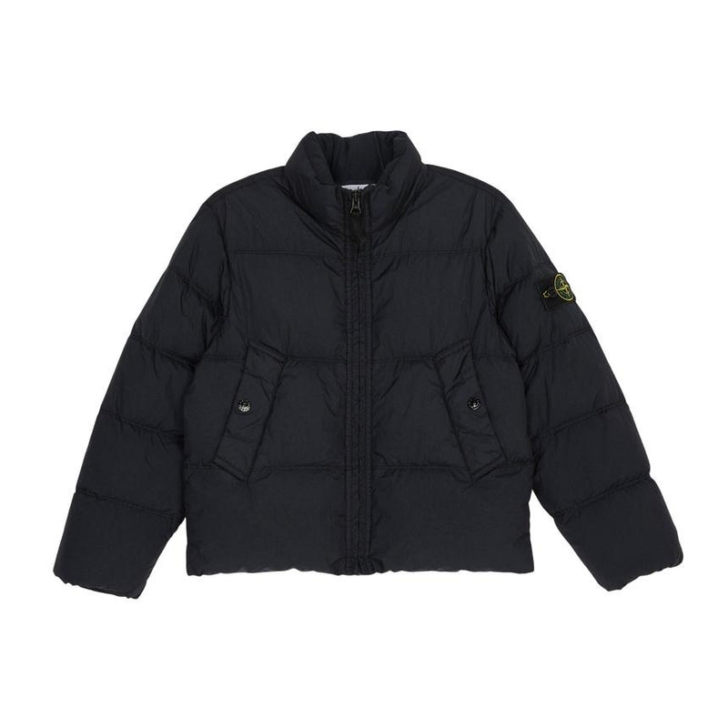 STONE ISLAND Kids Down Puffer Jacket Black