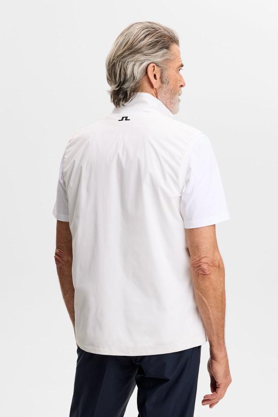 J LINDEBERG Men's Vest GMOW144330000 WHITE DOM