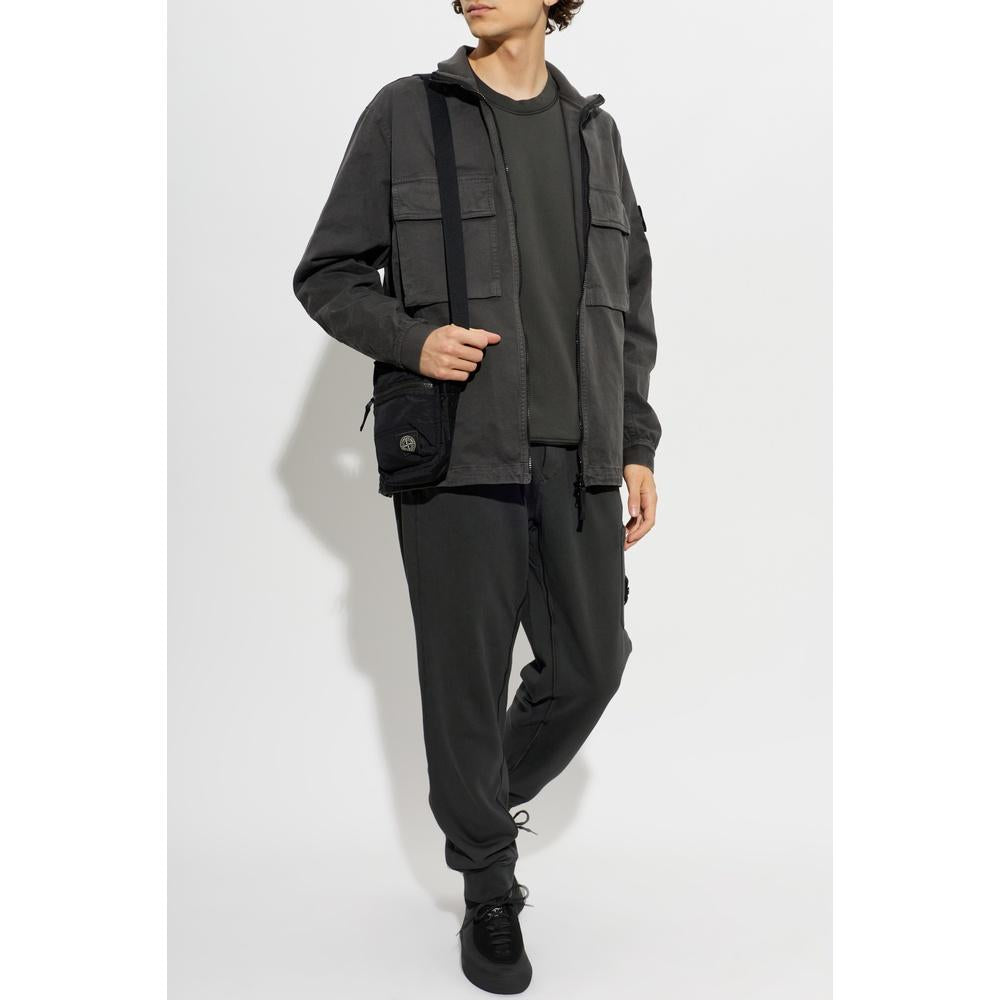 STONE ISLAND Cotton Fleece Men's Jogger Pants V0062