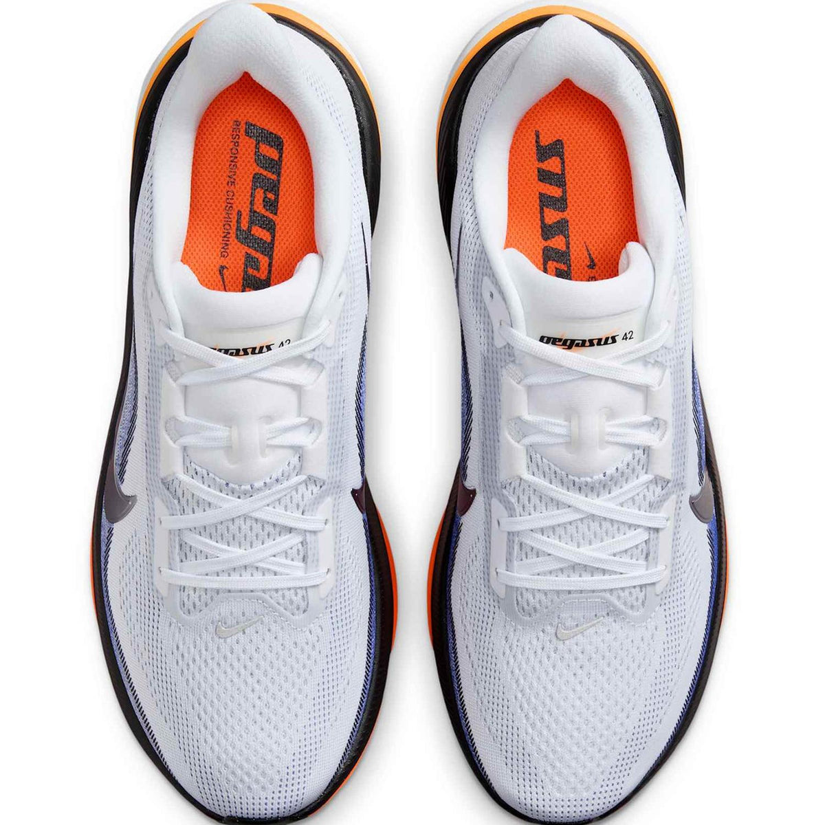 Nike Air Zoom Pegasus 42 White Blue Low-Top Running Shoes IB1873 102
