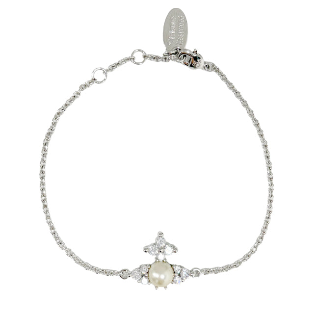 Vivienne Westwood Theodora Pearl Bracelet Silver-Tone