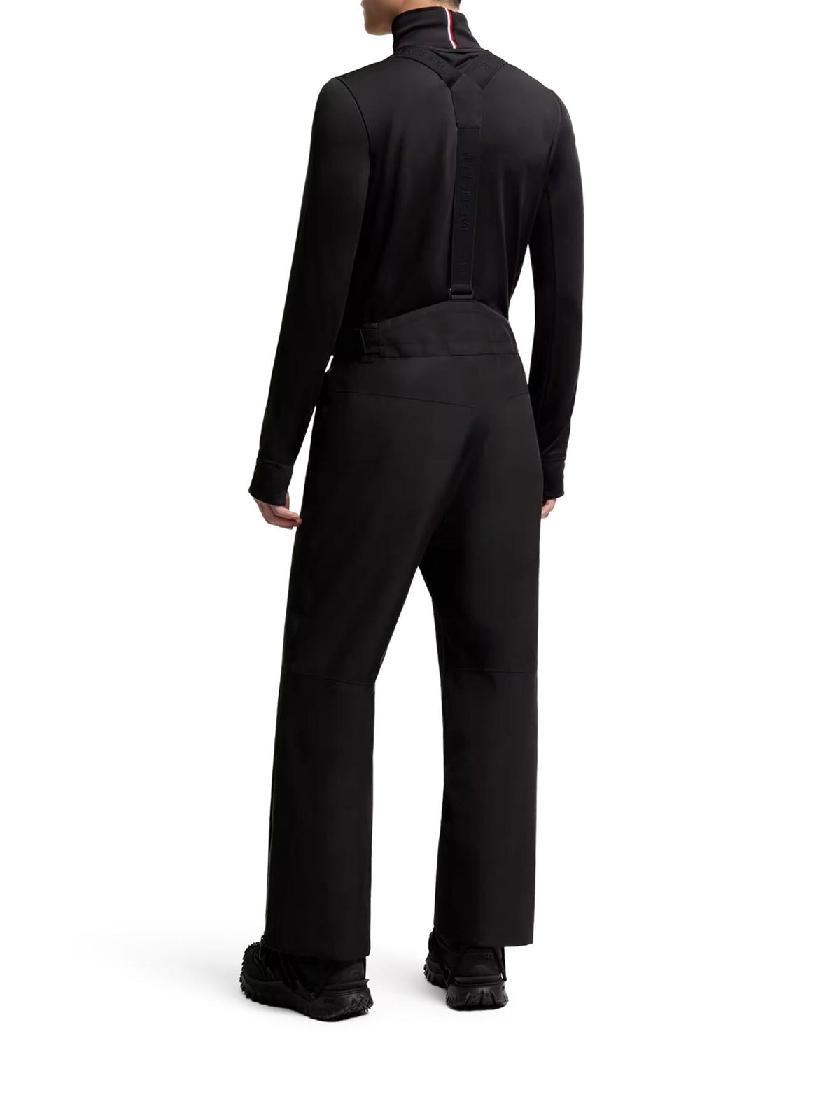 Moncler Black Wool Blend Suit Pants for Men