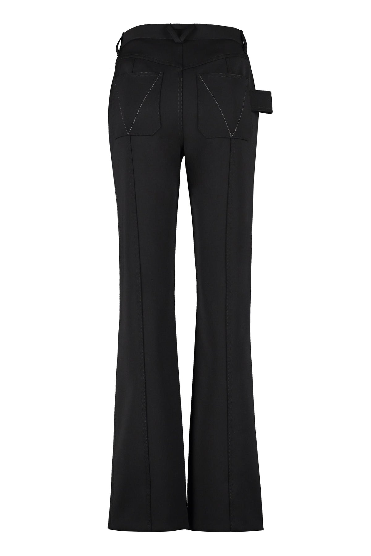Bottega Veneta Black Wool Classic Trousers