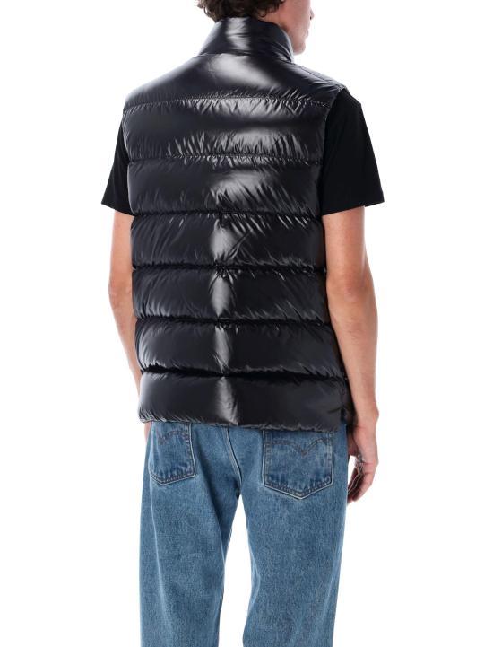 Moncler Black Down Puffer Vest for Men