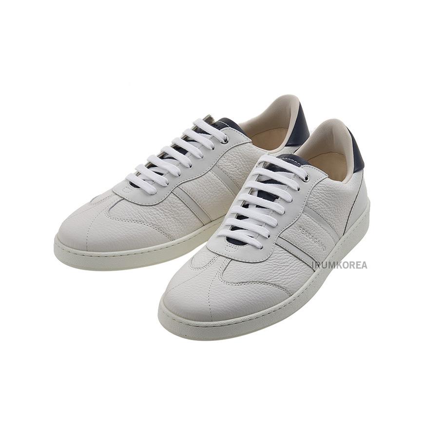 Ferragamo Men’s Signature Low-Top Sneakers ACHILLE 1 BIANCO OTTIC CALF 0763468