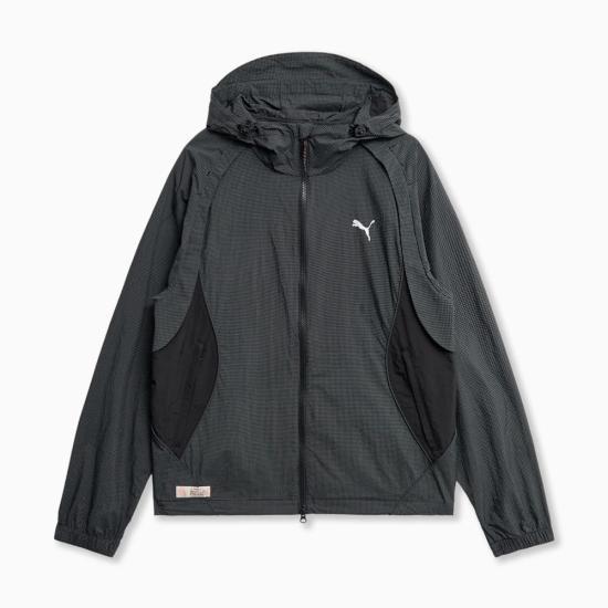 PUMA Men's Jacket Black Zip-Up Lightweight Jacket 529750 02