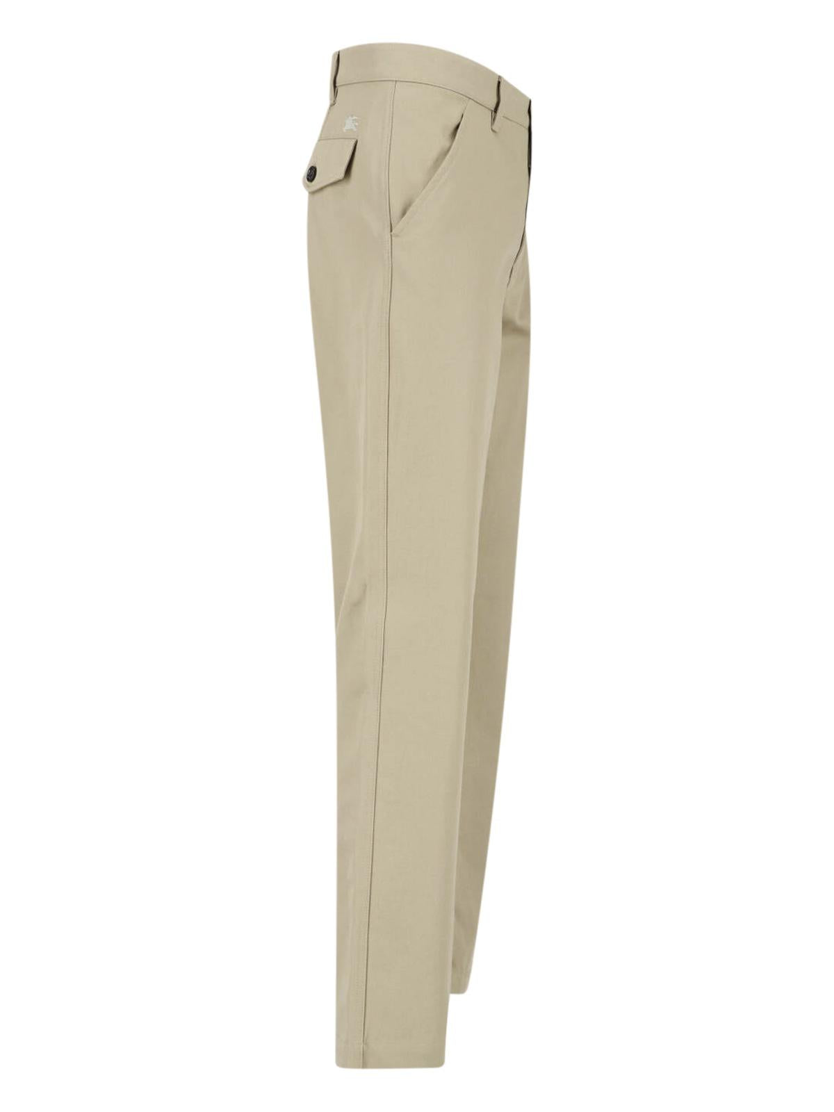 BURBERRY Black Wool Tailored Suit Pants
