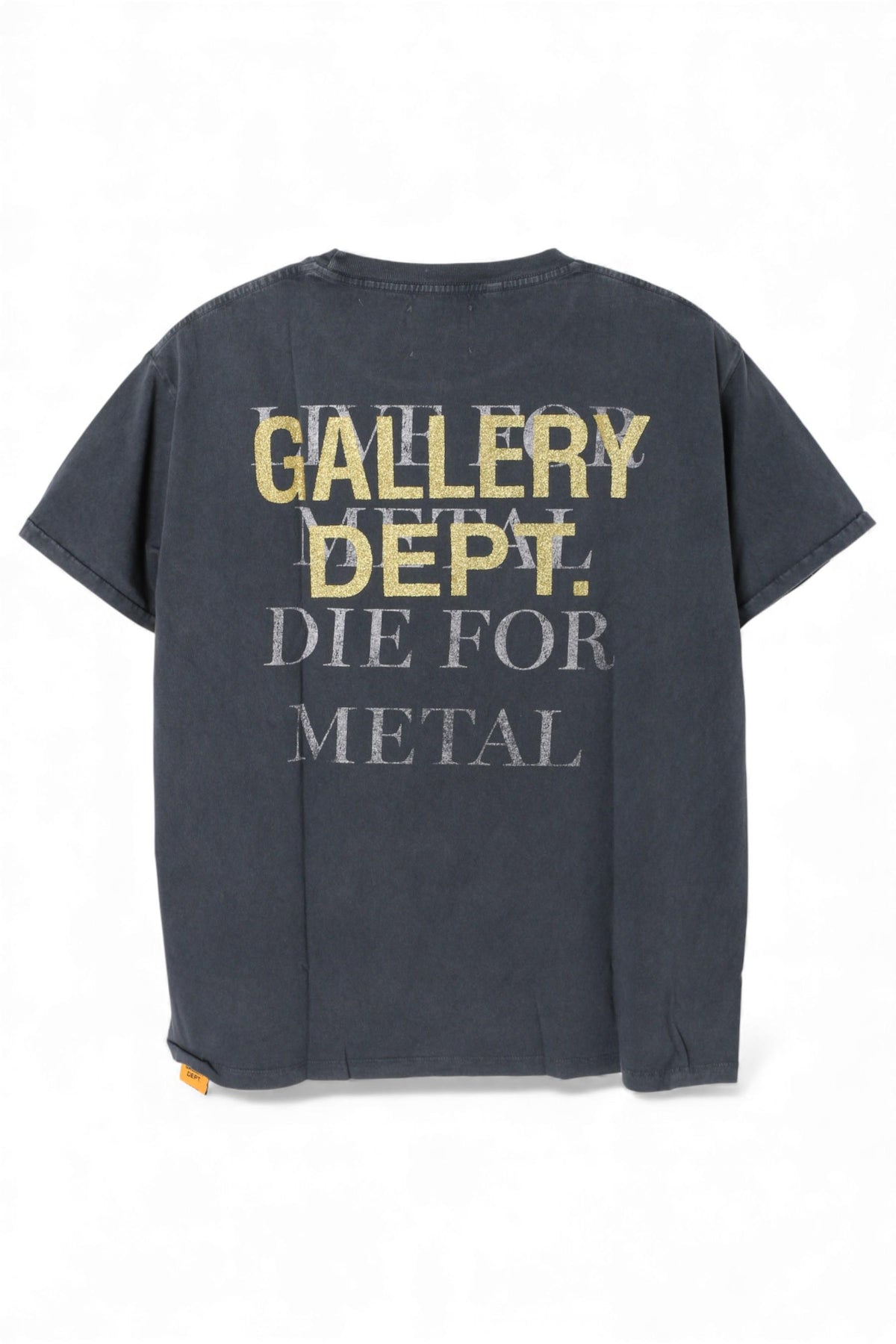 GALLERY DEPT. Vintage Black Live For Metal Graphic T-Shirt