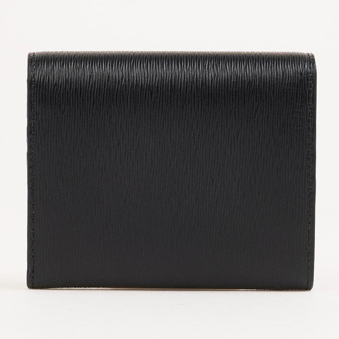 PRADA Vitello Move Black Tri-Fold Wallet