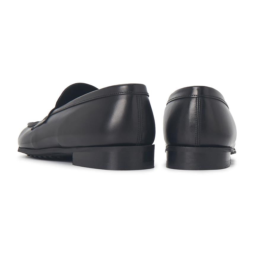 J.M. WESTON 180 Light E-Width Men's Loafers 1141FRY1809W E BLACK