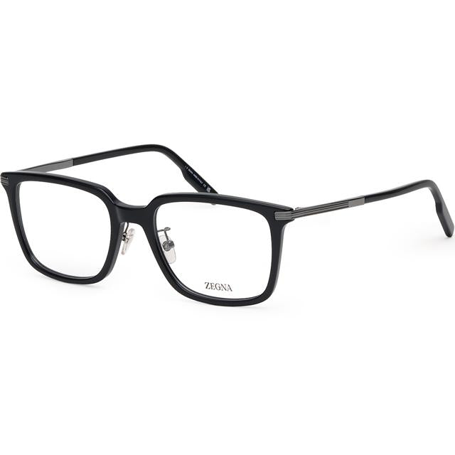 Zegna Unisex Square Acetate Eyeglass Frames EZ5265 H 001