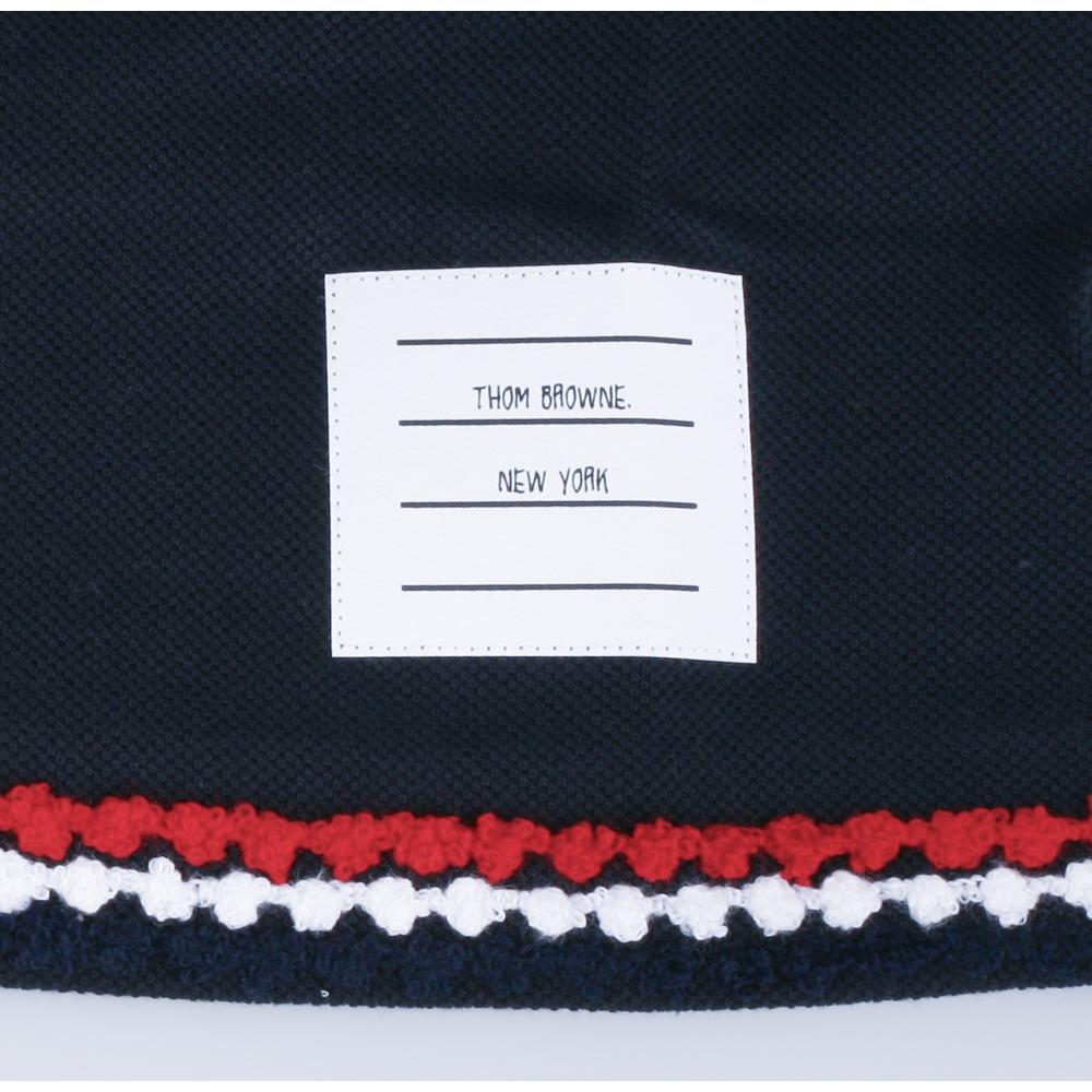 THOM BROWNE Women’s A-Line Short Sleeve T-Shirt Navy