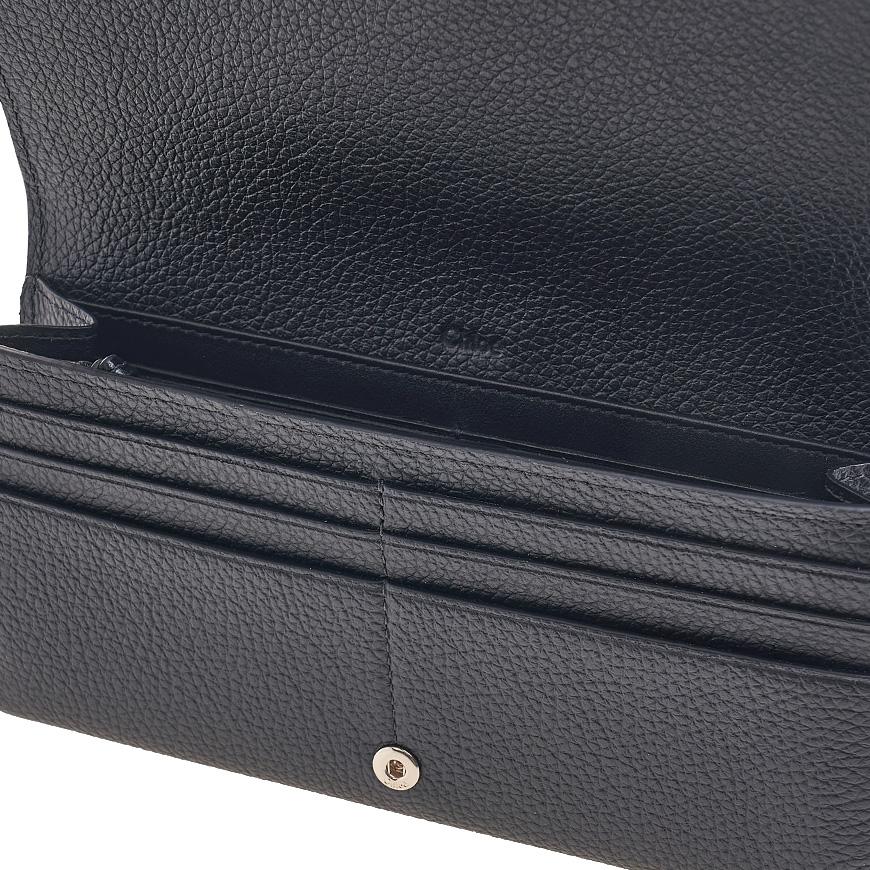 Chloe Women’s Logo Charm Lace Long Wallet CHC21WP942F57 001