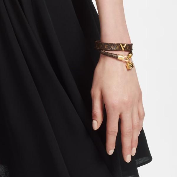 Louis Vuitton Essential V Gold-Tone Bracelet