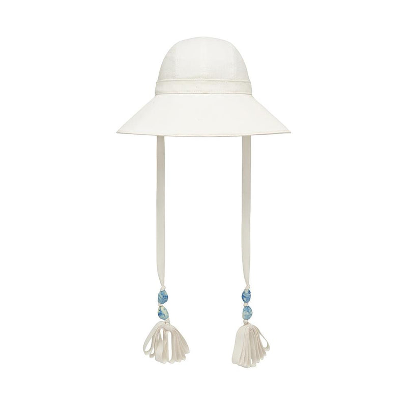 HELEN KAMINSKI Maison White Women’s Bucket Hat HAT51836 WH