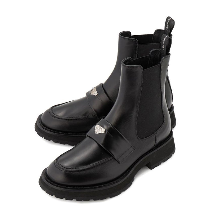 Alexander Mcqueen Men's Punk Combat Boots 727823 WHSWE 1081