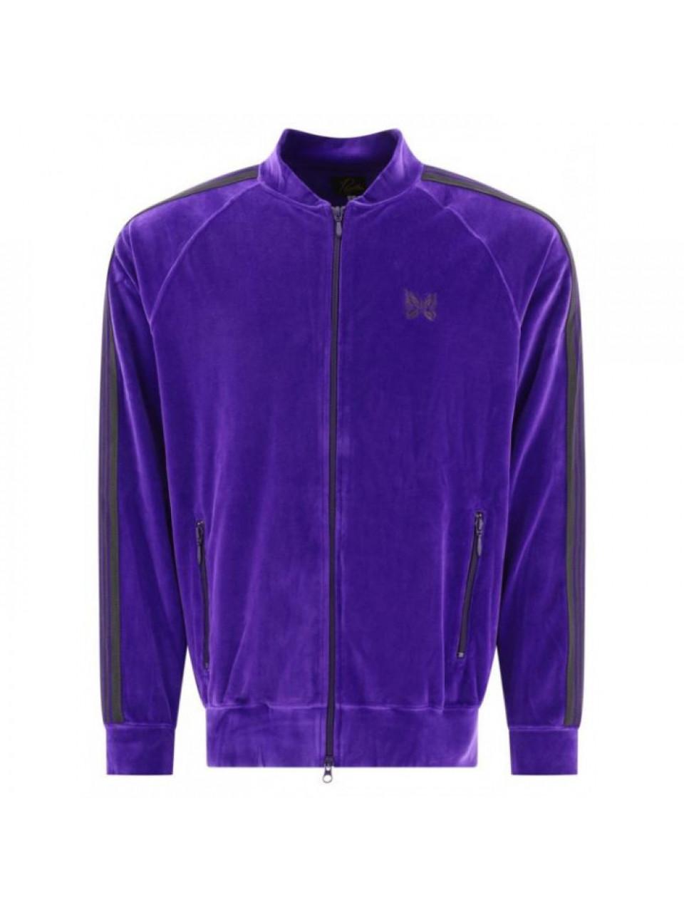 NEEDLES Purple Velour RC Track Jacket for Men NS251