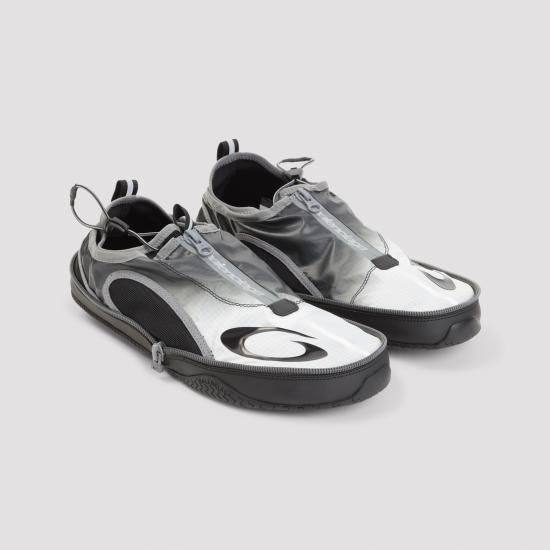 BALENCIAGA Pocket Gradient Sneakers Black White Leather Men’s