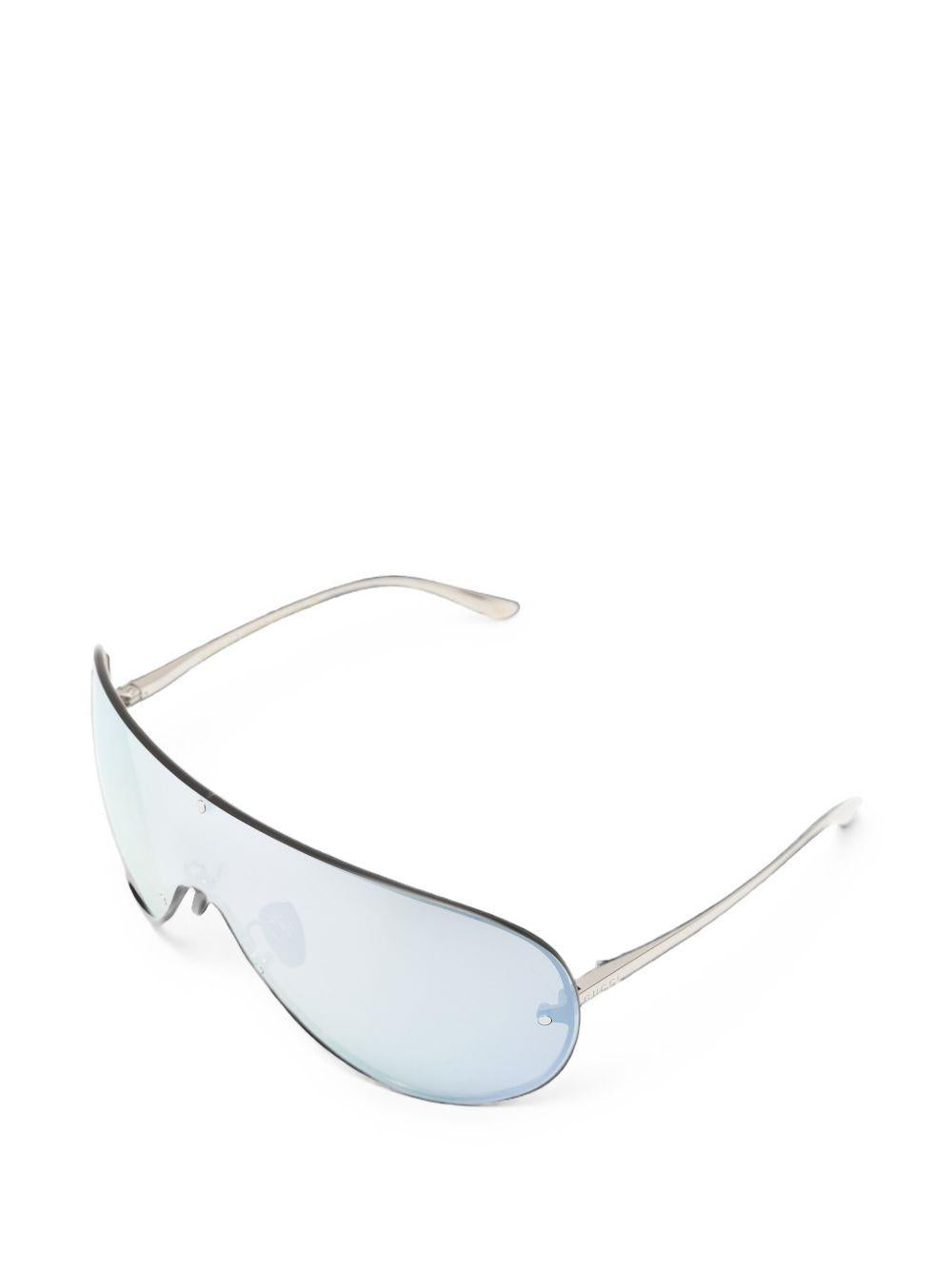 GUCCI Black Acetate Square Sunglasses