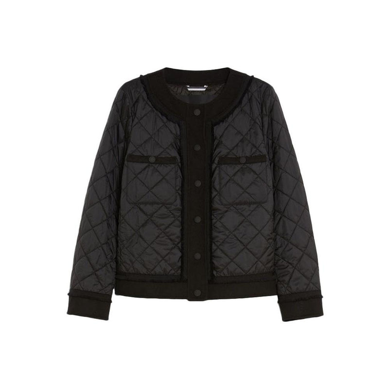 Max Mara Quilted Puffer Jacket Black 2515481041 001