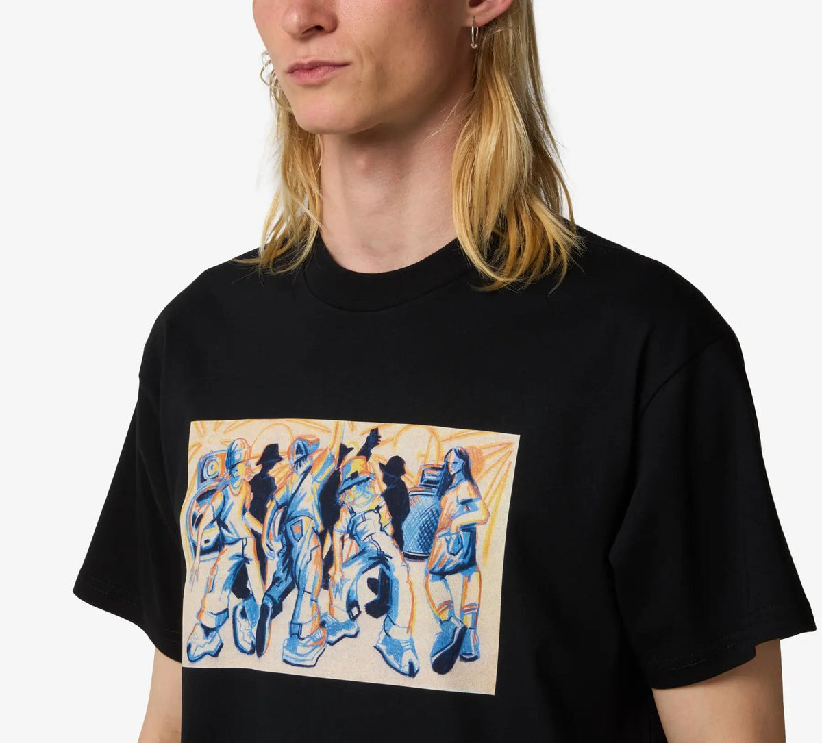 CARHARTT WIP Black Short Sleeve Graphic T-Shirt