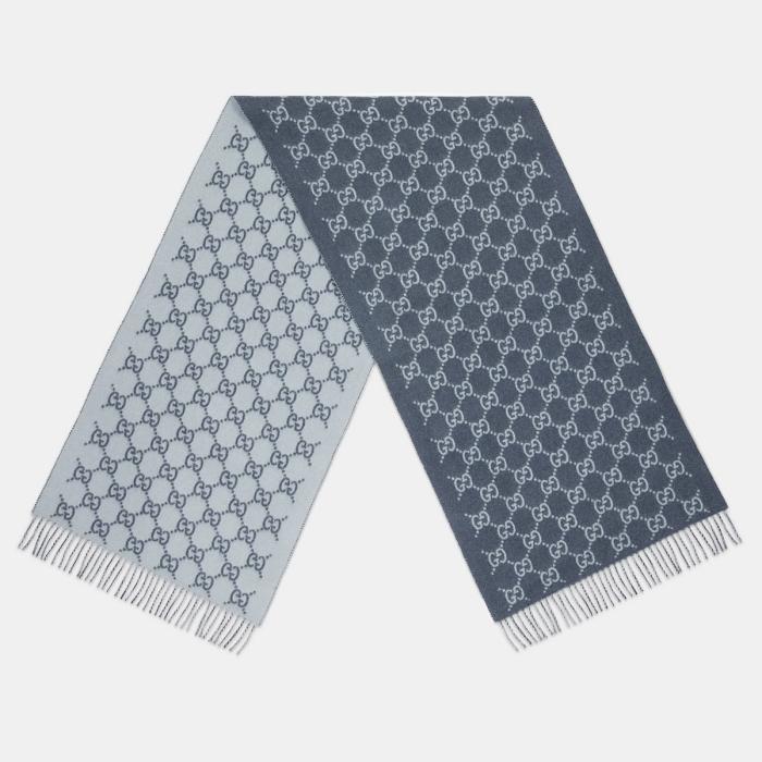 GUCCI GG Cashmere Shawl Scarf for Men 812317 4GABX 4169