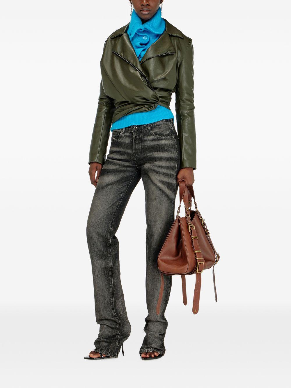 DIESEL Blue Denim Jeans Women’s Straight-Leg Pants