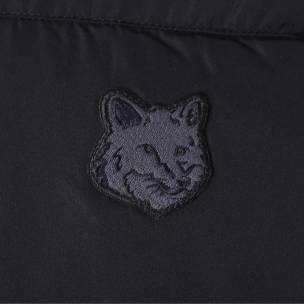 Maison Kitsune Bold Fox Logo Puffer Jacket Men’s Black Down LM02204 WQ4016 P199