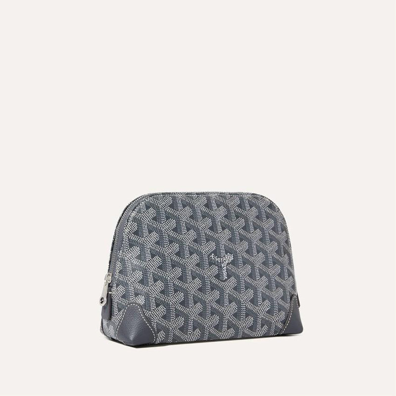 GOYARD Grey Vendome Cosmetic Pouch Unisex Clutch Bag VENDOTPMLTY51 CL51 P