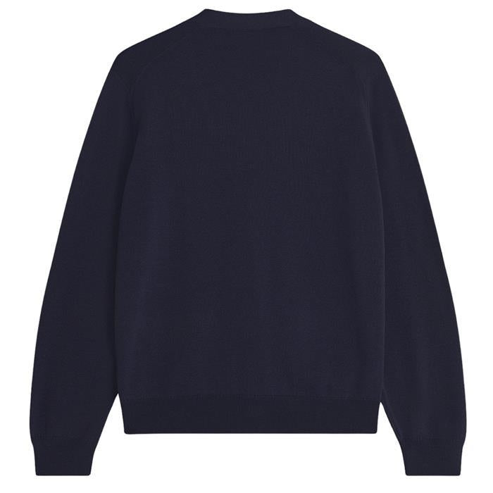 Maison Kitsune Fox Head Merino Wool Regular Cardigan