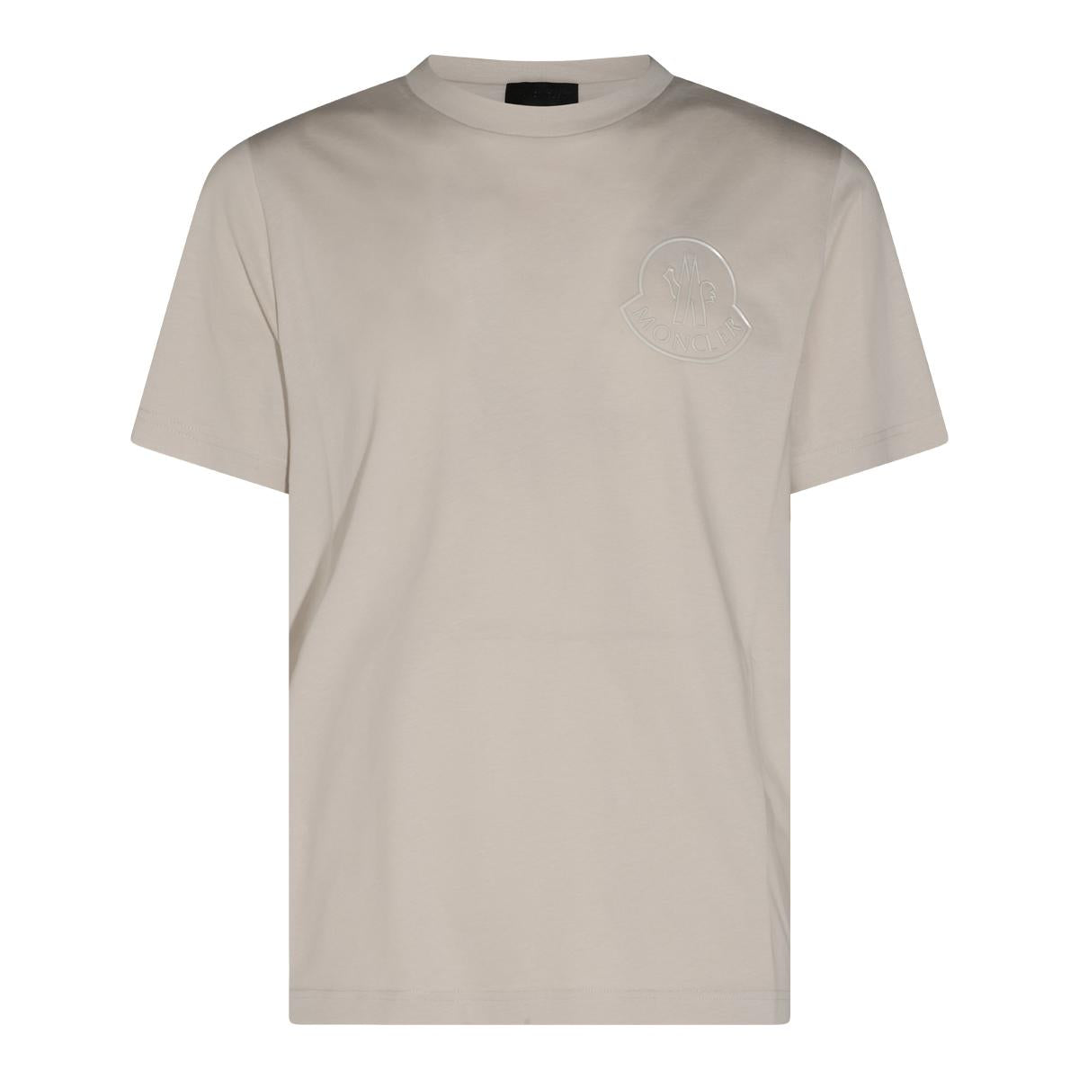 Moncler Short Sleeve T-Shirt Men’s FW26 White Cotton