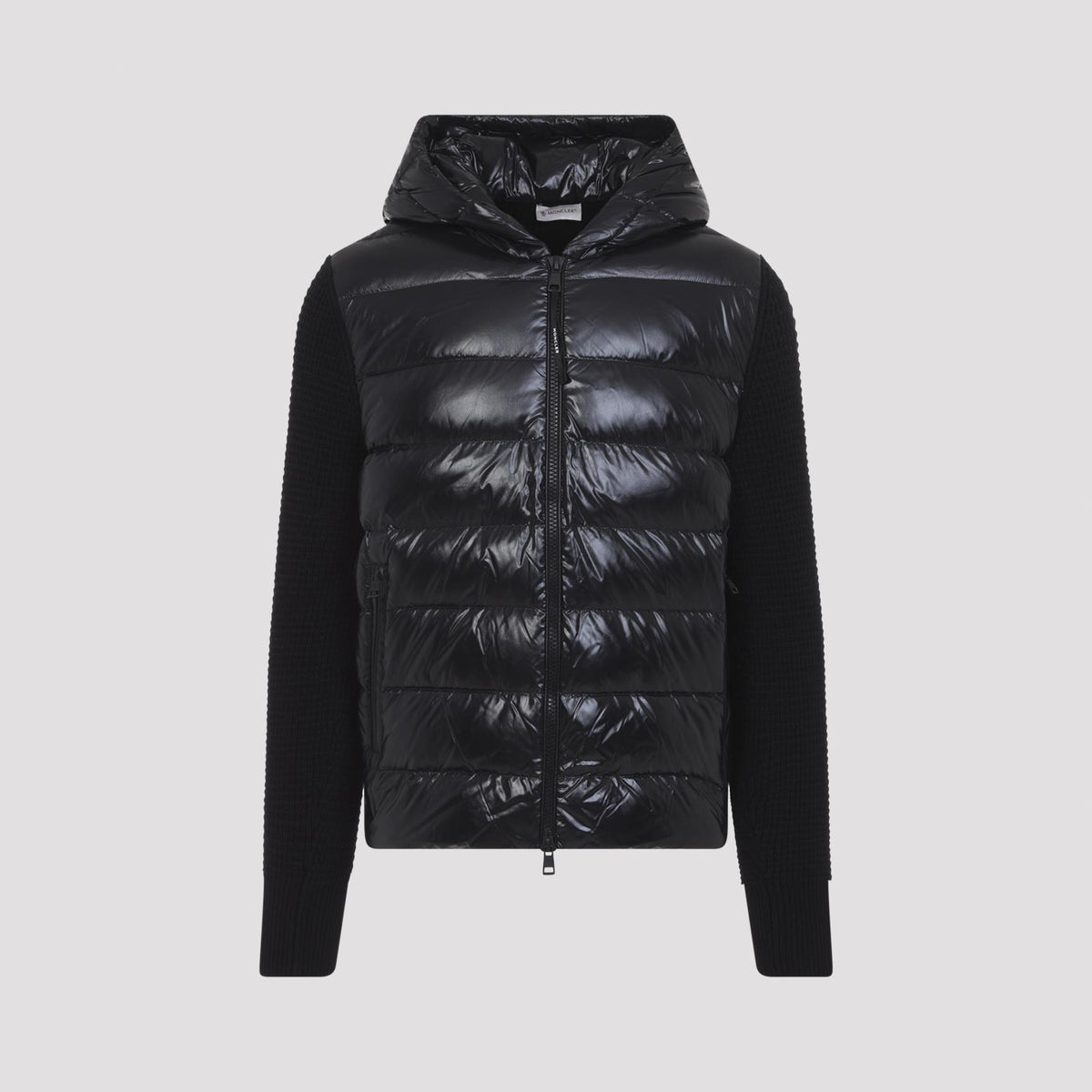 Moncler Black Nylon Casual Jacket for Men
