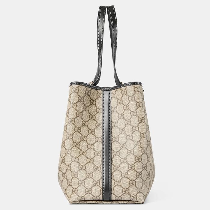 GUCCI GG Emblem Medium Tote Shoulder Bag 815213 FAD6L 9741