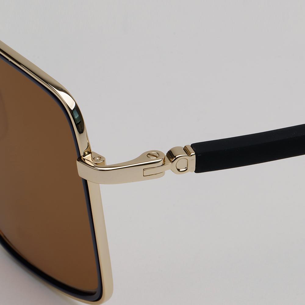 Ferragamo Titanium Double Bridge Oversized Aviator Sunglasses SF298S 743