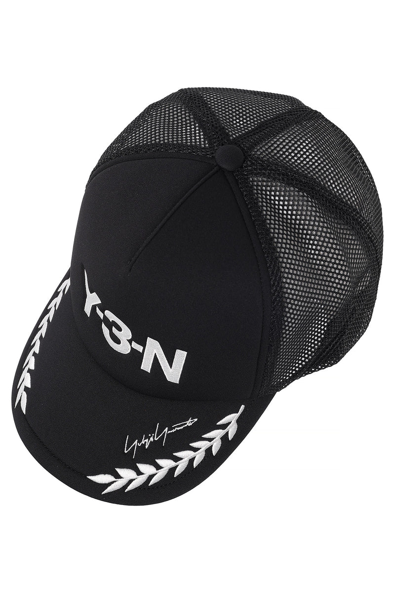 Y-3 x Neighborhood Black Trucker Cap