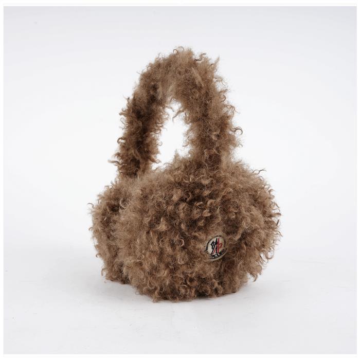 Moncler Fluffy Circular Earmuffs Women’s Headband Accessory